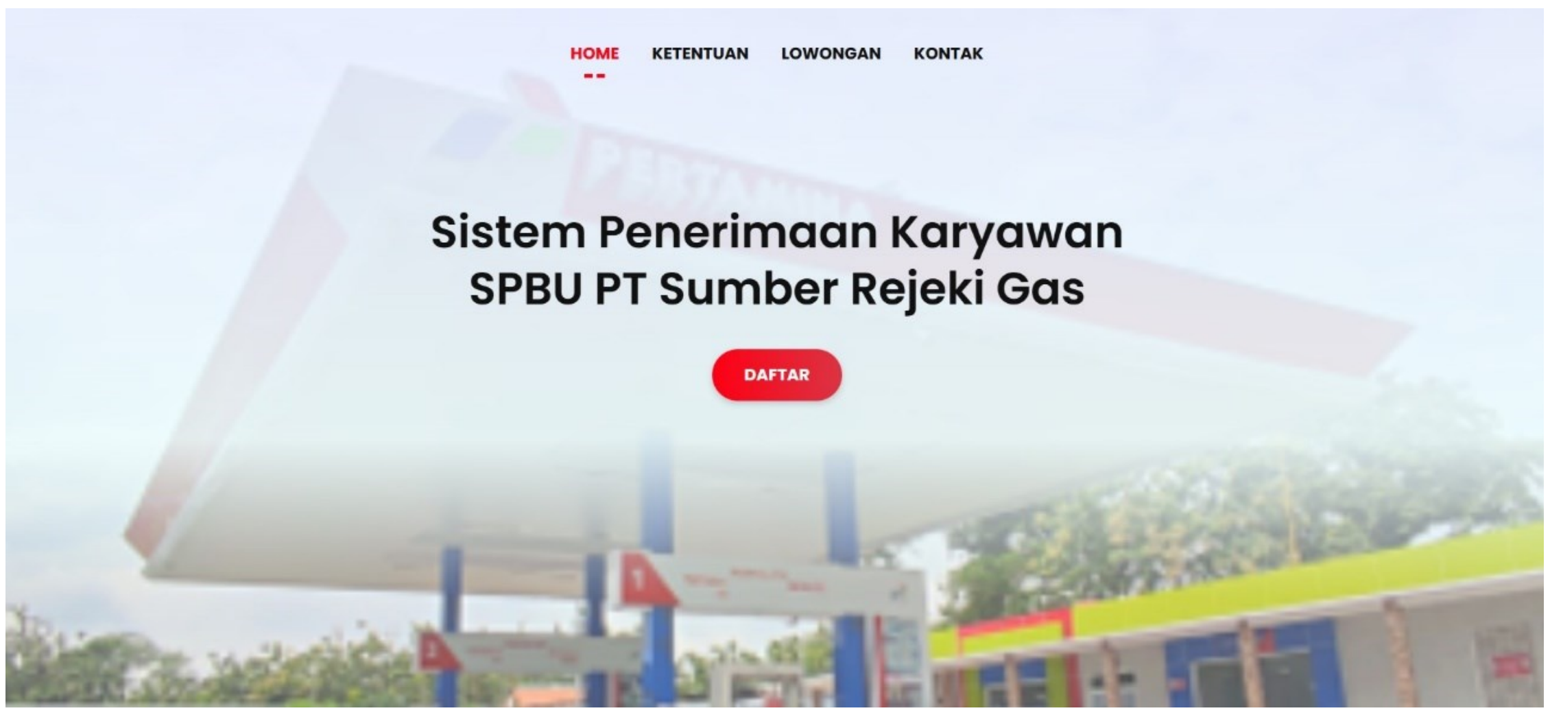 Sistem Penerimaan Karyawan SPBU PT. Sumber Rejeki Gas